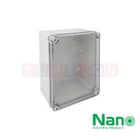 ราคา NANO 205CW กล่องพลาสติกกันน้ำฝาใส NANO 205CW ขนาด 8x6x4 151x198x96 mm (1356302841)