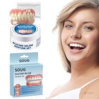 ราคา ชุด Reline ซิลิโคนสำหรับฟันปลอมฟันปลอมจำลองวงเล็บสำหรับฟันเครื่องสำอางปกป้องฟันของคุณ LB TH (23551049799)