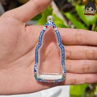 ราคา จัดส่งเร็ว กรอบพระเงินผสมลงยา กรอบพระ สมเด็จ หูยาน มีห่วงและยางรองแถมให้พร้อมใส่ (24974801651)