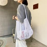 ราคา PEANSEA อเนกประสงค์น้ำหนักเบา ถุงตาข่ายชายหาด ใช้ซ้ำได้ โปร่งใสโปร่งใส กระเป๋าโท้ทตาข่าย กระเป๋าถือแบบถือ กระเป๋าสะพายไหล่ตาข่าย ถุงช้อปปิ้งถุง (18753511753)