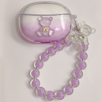 ราคา For VIVO TWS 3e Clear Soft Case Cartoon Puppy Pendant VIVO TWS 3E Transparent Cover Creative Confectionery Cute Flower Bracelet (22424233952)