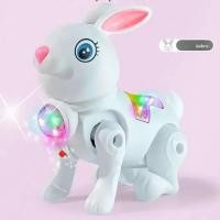 ราคา ของเล่นกระต่ายดนตรีเรืองแสงไฟฟ้าพร้อมเชือก ขายดีประจำฤดูกาลปีกระต่าย ของเล่นฉายภาพกระต่ายกระโดดแหวกพร้อมแครอทเรืองแสง (25023908436)