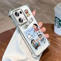 ราคา เคส OPPO Reno 14 13 5G OPPO Reno 14 13 Pro 5G 13F OPPO Reno 14F 5G เคสสีเทียน Shin Chan เคสโทรศัพท์สี่มุมกันกระแทกด้วยไฟฟ้าปลอกโทรศัพท์มือถือนิ่ม (24794840712)