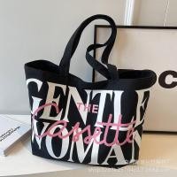 ราคา PIYU Hot Korean Style Tote Bag Stylish Large Capacity Tote Bag European And American Letter Printed Canvas Tote Bag (24054619560)
