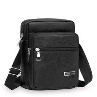 ราคา QNQN ลำลอง กระเป๋าสะพายข้างผู้ชาย น้ำหนักเบา สลิงสะพายไหล่ หลากหลาย สไตล์ นุ่ม Pu หนัง ซิป ปิดรูปทรงสี่เหลี่ยมแนวตั้ง (24761212122)