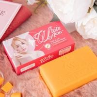 ราคา สบู่ไวท์ออร่า White aura miracle carrot soap ก้อนใหญ่ 160กรัม (14260142748)