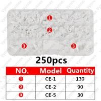 ราคา หัวหมวกต่อสายไฟ แบบย้ำ CE1 CE2 CE5 250ตัว หัวหมวก ต่อสายไฟ หัวหมวกย้ำสายไฟ CLOSED END CONNECTOR (24824591557)