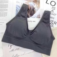 ราคา ชุดชั้นในจินนี่บราแบบตะขอหลัง Anny รุ่นW047 สปอร์ตบรา เสื้อใน บราไร้โครง หลังตัวU แบบตะขอหลัง ฟองน้ำนุ่มบาง 5mm เก็บกระชับเต็มทรง (24213656069)