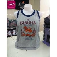 ราคา เสื้อกล้ามชาย เสื้อกล้ามผู้ชาย เสื้อกล้ามไทยแลนด์ เสื้อกล้ามสกรีนลายเบียร์สิงห์ เสื้อกล้ามผ้าcotton (3486280210)