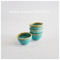 ราคา Baansuanceramic แก้วชา เซรามิค แก้วชาร้อน เข้าไมโครเวฟได้ ขนาด6 5x3 5cm แพ็คล่ะ4ใบ (7819619075)