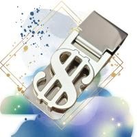 ราคา Money Clip คลิปหนีบธนบัตรแบบเรียบ MC007 Dollar Sign (22072636009)