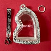 ราคา แถมแหนบ ตลับเงิน ตลับพระ กรอบพระ ใส่เสือแกะพิมพ์ใหญ่ (24851306136)