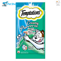 ราคา Mars Whiskas Temptations Creamy Purrrr ee Cat Lickable Treat เทมเทชันส์ ครีมมี่ เพอเร่ ขนมแมวเลีย 12g x 4ซอง (16442942392)