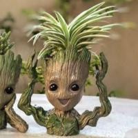 ราคา กระถางต้นไม้ พร้อมส่งในไทย 5 แบบ กระถางกรูท Groot pot flower (20891130822)