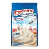 ราคา Dreammy ผงวิปปิ้งครีม ชนิดจืด หวาน ขนาด 500G ผงครีมชีส ขนาด 400G (24790312813)
