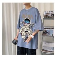 ราคา CYX พร้อมส่ง เสื้อยืดวัยรุ่น ลายนาซ่า NASA เสื้อแขนสั้น คอกลม สไตล์เกาหลี คู่รักสวมใส่ได้ เสื้อคู่ชายหญิง (13259472988)
