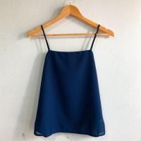 ราคา เสื้อสายเดี่ยว คอเหลี่ยม ชีฟองเนื้อทราย สีพื้น มีหลายสี ไซส์พิเศษ ทักแชทจ้า (23047241839)