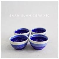 ราคา Baansuanceramic แก้วชา เซรามิค แก้วชาร้อน เข้าไมโครเวฟได้ ขนาด6 5x3 5cm แพ็คล่ะ4ใบ (7819619074)