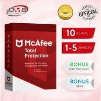 ราคา Mcafee Total Protection Antivirus 2025 Original License Code 10 YEAR (24859324801)