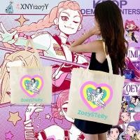 ราคา NEW กระเป๋าผ้าแคนวาส Kpop Demon Hunters Tote Bag กระเป๋าผ้าแคนวาสสะพายไหล่แบบลำลอง ความจุขนาดใหญ่ ใส่ของได้เยอะ 25 (24725040334)