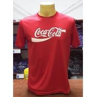 ราคา A020 เสื้อยืดคอกลม สกรีนลาย Coca Cola เนื้อผ้าไมโคร POLYESTER 100 (20521782985)