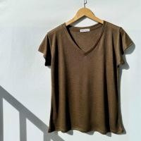 ราคา เสื้อยืด คอวี ผ้าสลาฟ อก 36 ยาว 24 (22321845315)