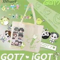 ราคา NEW ป๋าผ้าแคนวาส ถุงผ้า GOT7 ลูกนก IGOT7 Tote Bag ICONCERT IN BANGKOK เหมาะสําหรับสไตล์การสวมใส่ทุกประเภท และความจุมีขนาดใหญ่มาก 07 (24408914857)
