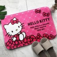 ราคา พรมเช็ดเท้าคิตตี้ นุ่มๆขนาด 40x60 cm ซับน้ำได้ดี ซักทำความสะอาดได้ มีแผ่นรองกันลื่น ขนาดมาตราฐาน ทรงสี่เหลี่ยมผืนผ้า สีสวยชัดเจนตามปก (6107048467)