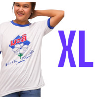 ราคา A001 เสื้อยืดคอกลม เสื้อนมตรามะลิ ขาวคอน้ำเงิน สกรีนโลโก้นมตรามะลิ ผ้ากีฬาเนื้อนุ่ม ลื่น สวมใส่สบาย (21672062512)