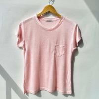 ราคา เสื้อยืดแฟชั่น คอกลมกระเป๋า เนื้อผ้าสลาฟ อก 36 ยาว 24 (22134054587)