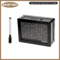 ราคา SHZTGM กระปุกออมสินสีดำแบบนำกลับมาใช้ใหม่ได้พร้อมเงินโกลเคาเตอร์กระปุกออมสินแบบ DIY กล่องเก็บเงินเพื่อช่วยนิสัยการออม (22838771542)