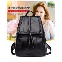 ราคา YONGQING กระเป๋าเป้หนัง PU คุณภาพสูงกระเป๋าเป้สะพายหลังหนังนิ่มอเนกประสงค์ของผู้หญิงเป้ลำลองอเนกประสงค์ (24415374206)