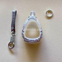 ราคา แถมแหนบ กรอบเงิน ตลับเงิน ตลับพระใส่ปิดตาพ่อแก้วพิมพ์เล็ก (10567942021)