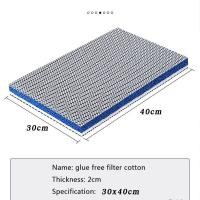 ราคา ใยกรองน้ำตู้ปลา 8D ใยกรอง กรองฟองน้ำ กรองตู้ปลา ขนาด 30x40cm หนา 2cm (23119496520)