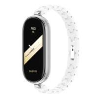 ราคา Mijobs New Design Mi Band 10 9 8 7 6 5 4 3 Wrist Strap For Xiaomi Mi Smart Band 9 Bracelet Global Version accessories Miband 8 (23122794089)
