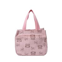 ราคา LVYIMAO สาวผ้าลูกฟูกน่ารักการ์ตูน Tote กระเป๋าหมีน้อยพิมพ์กระเป๋าแฟชั่นความจุขนาดใหญ่กระเป๋าถือสำหรับพนักงานออฟฟิศ (24397678098)
