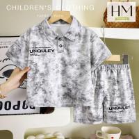 ราคา พร้อมส่ง ชุดโปโลเด็ก เสื้อแขนสั้นและกางเกงขาสั้น เสื้อผ้าเด็กผู้ชาย หล่อๆ เท่ๆ (24688483167)