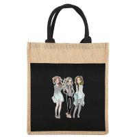 ราคา กระเป๋าช้อปปิ้ง กระเป๋าโท้ทผ้าลินิน กระเป๋าโท้ทไหล่เดียว พิมพ์ลายเพื่อนสำหรับกระเป๋าช้อปปิ้ง (22673363935)