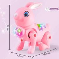 ราคา ของเล่นกระต่ายดนตรีเรืองแสงไฟฟ้าพร้อมเชือก ขายดีประจำฤดูกาลปีกระต่าย ของเล่นฉายภาพกระต่ายกระโดดแหวกพร้อมแครอทเรืองแสง (25023908433)