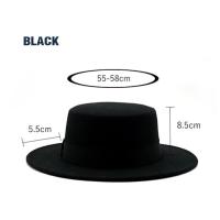 ราคา จัดส่งรวดเร็ว หมวกมายากล ทรงเค้ก ปีกกว้าง สไตล์สปานามา สีกากี สีดำ (23602792886)