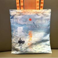 ราคา กระเป๋าผ้าใบ Van Gogh กระเป๋าสะพายไหล่ข้างเดียว กระเป๋าใส่ของ กระเป๋าช้อปปิ้ง กระเป๋าศิลปะ กระเป๋าศิลปะดอกไม้ กระเป๋าสะพายไหล่แบบอเนกประสงค์ (24786582526)