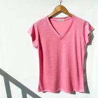 ราคา เสื้อยืดคอวี ผ้าสลาฟ อก 36 (12474141327)