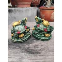 ราคา เต่ามงคล เรียกทรัพย์ เต่ามังกร รูปปั้นเต่า สีเขียวหยกโบราณ สูง 3 นิ้ว กว้าง 3 5 นิ้ว คู่ละ 139 บาท (19406655902)