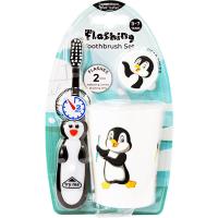 ราคา Dr Phillips Flashing Toothbrush แปรงสีฟัน ไฟกระพริบ สำหรับเด็ก 1 ชุด เซ็ทแก้วน้ำ และฝาครอบ (18652311452)