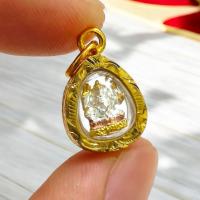 ราคา จี้ Charmจิ๋ว พระพิฆเนศเศรษฐี 3K เลี่ยมกรอบไมครอนสวยงาม lekshop (22803646976)