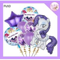 ราคา ลูกโป่งโพนี่ My Little Pony ส่งเร็วจากกรุงเทพ ชุดละ 6 9 ชิ้น มี 4 แบบให้เลือก ลูกโป่งม้า ลูกโป่งยูนิคอร์น (15822068375)