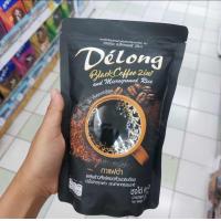 ราคา กาแฟดำ เดอลอง แบล็คคอฟฟี่ 2in1 ขนาด 100 กรัม (21947227261)