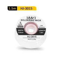 ราคา ลวดซับตะกั่ว ลวดดูดตะกั่วบัดกรี ลวดซับตะกั่วบัดกรี วัสดุงานซ่อมดูดซับตะกั่วงานบัดกรี ลวดดูดซับดีบุกและสารตกค้างต่ำ ยาว1 5m HJ 1015 CP 2015 CP 3015 (23234703147)