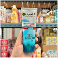 ราคา การ์นิเย่ เพียว แอคทีฟ โฟม Scrub 100 มล Garnier Pure Active Foam Scrub 100 Ml (24936494009)