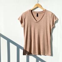 ราคา เสื้อยืดคอวี ผ้าสลาฟ อก 36 (11442891260)